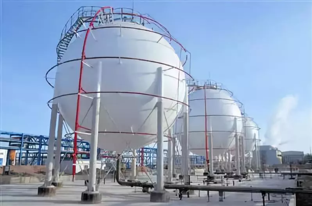 金川化工新材料公司30万吨PVC氯乙烯球罐